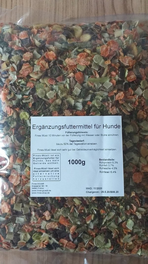 Fines-Müslimix  / Gemüse und Obst 1000g